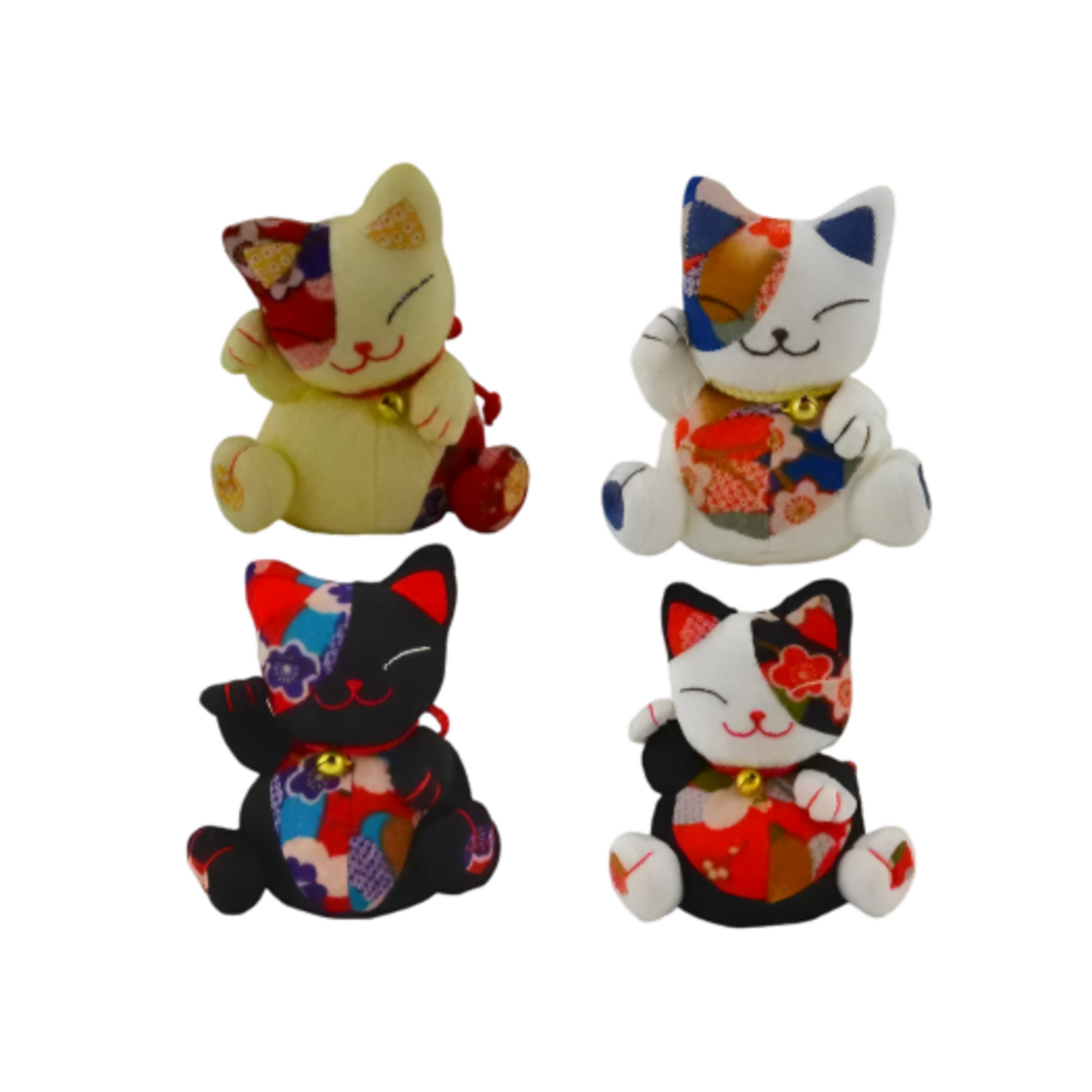 KEYCHAIN BEANIE LUCKY CAT ASSORTED