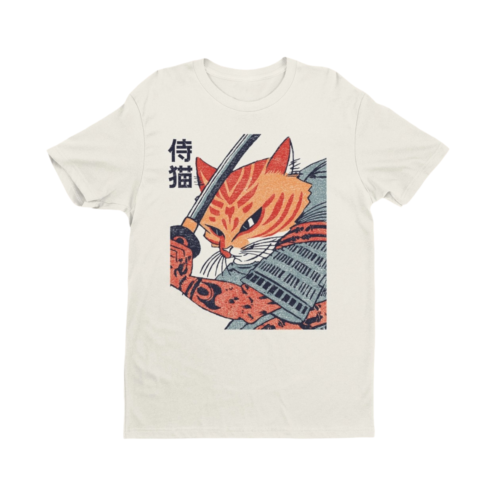 SAMURAI CAT WARRIOR LEGEND TSHIRT SM
