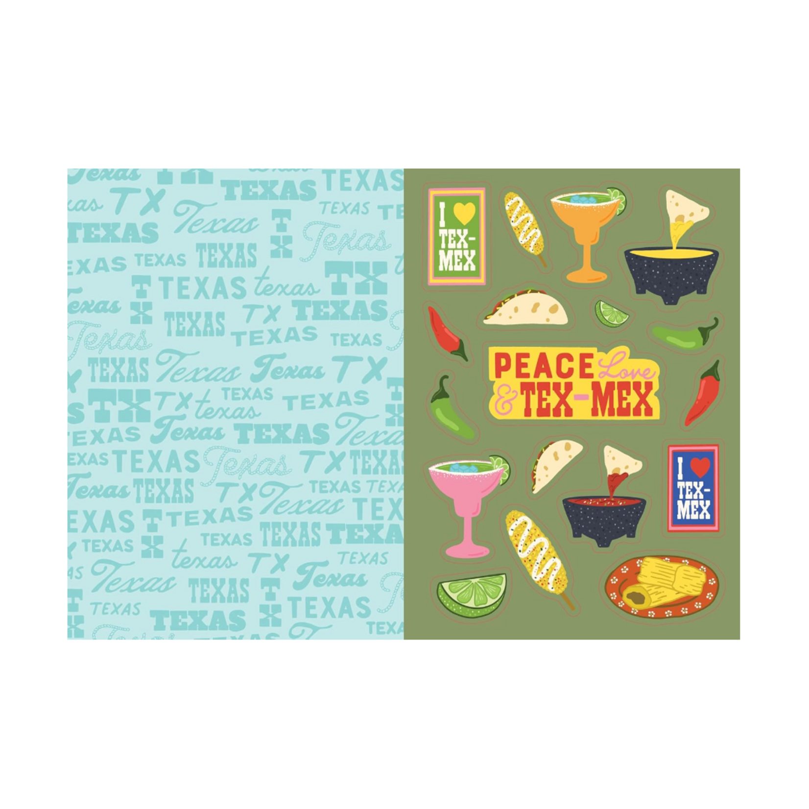 I LOVE TEXAS STICKER BOOK