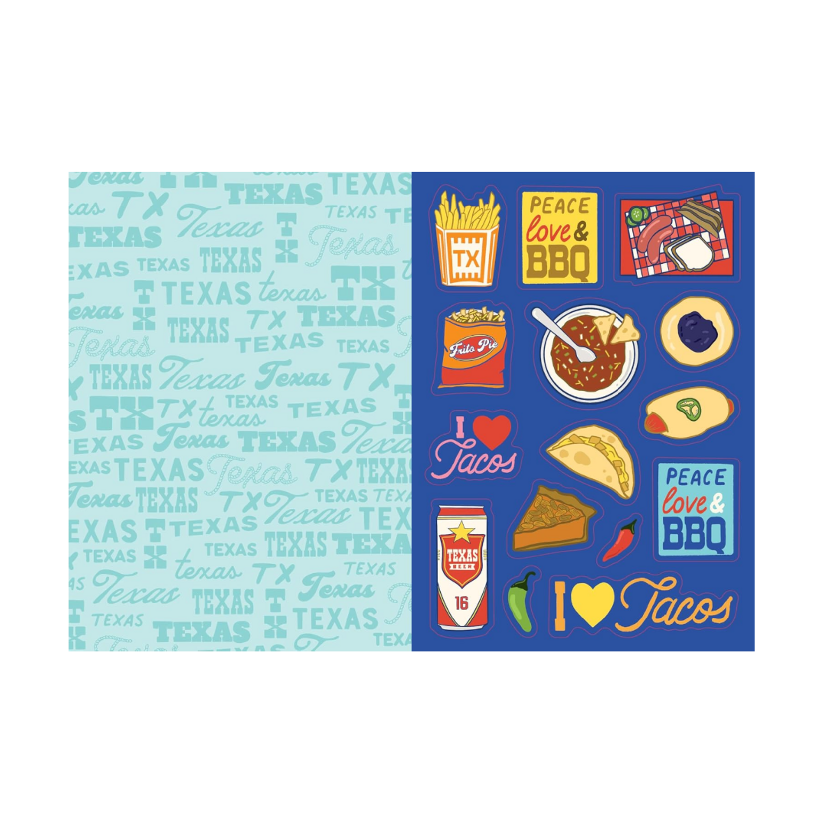 I LOVE TEXAS STICKER BOOK