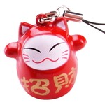 HANGER - LUCKY CAT - RED