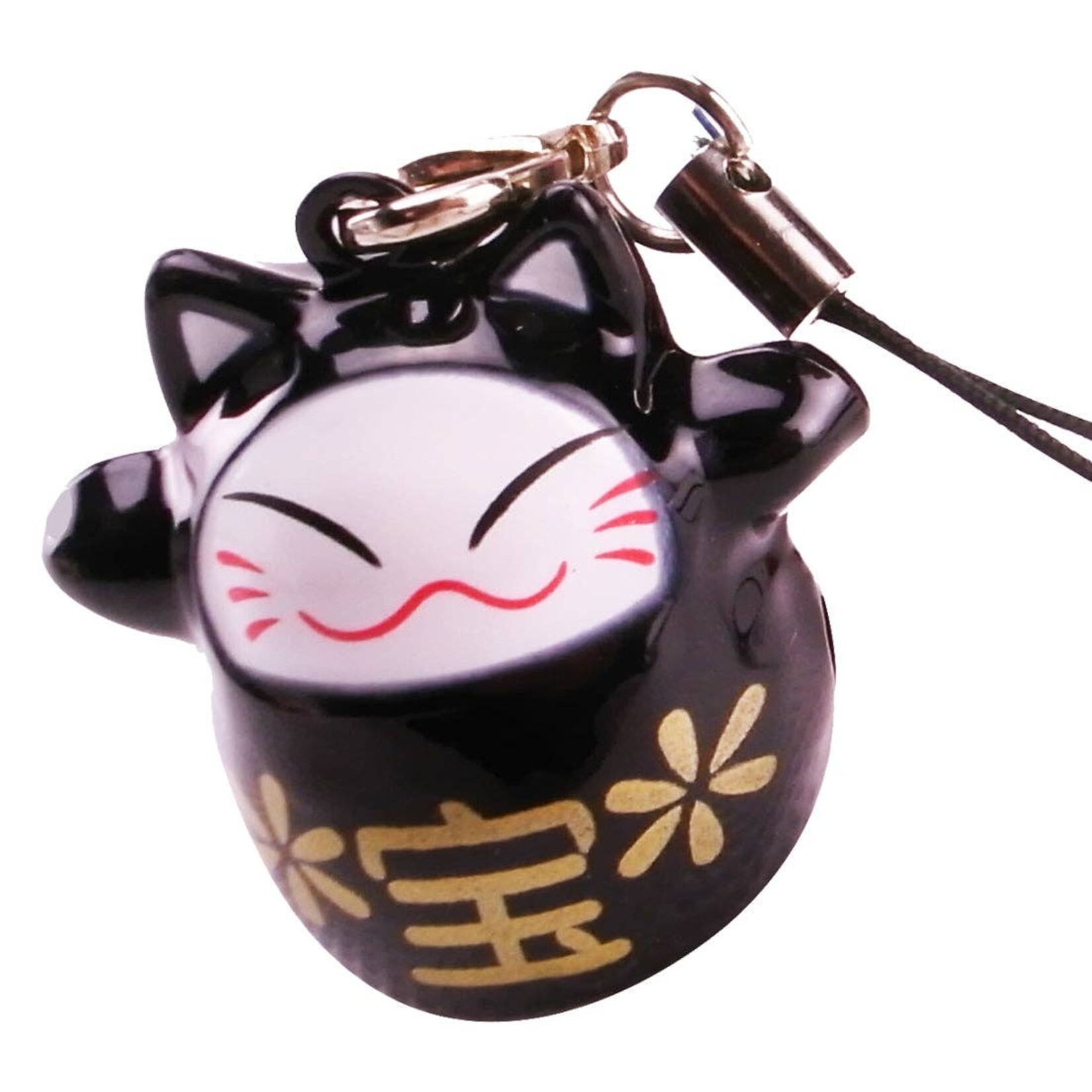 HANGER - LUCKY CAT - BLACK