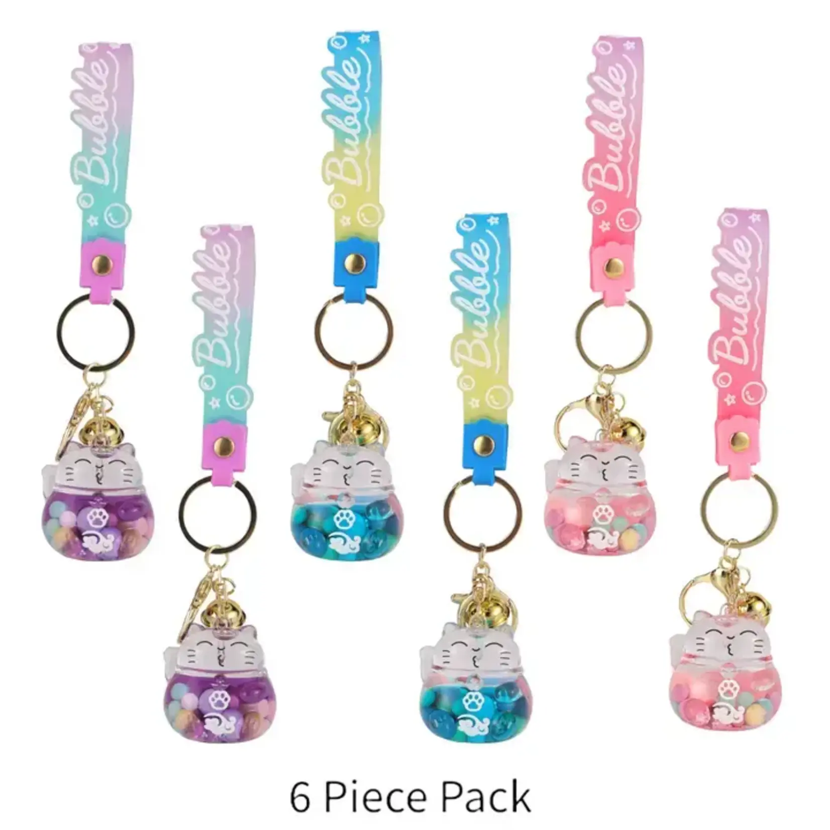 BUBBLE CAT KEYCHAIN ASSORTED