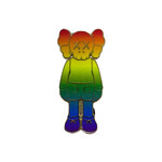 HYPEBEAST KAWS RAINBOW HARD ENAMEL PIN