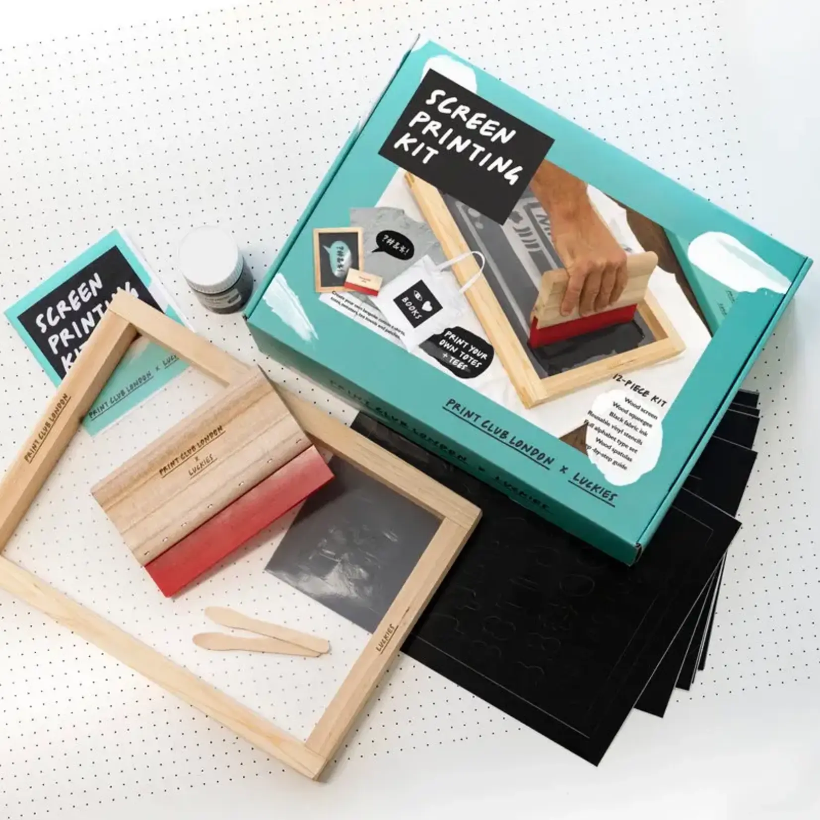 PRINT CLUB X LUCKIES SCREEN PRINTING KIT