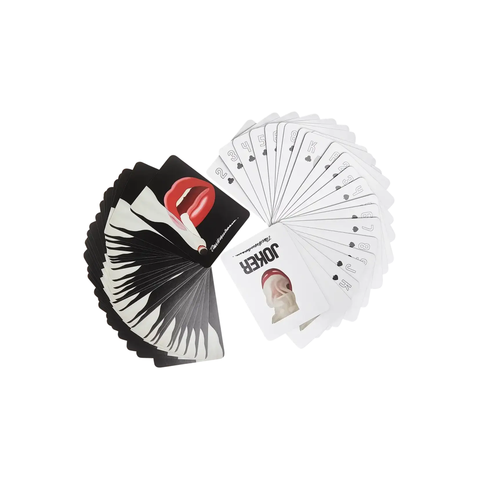 TOM WESSELMANN "SMOKER #1" PLAYING CARDS