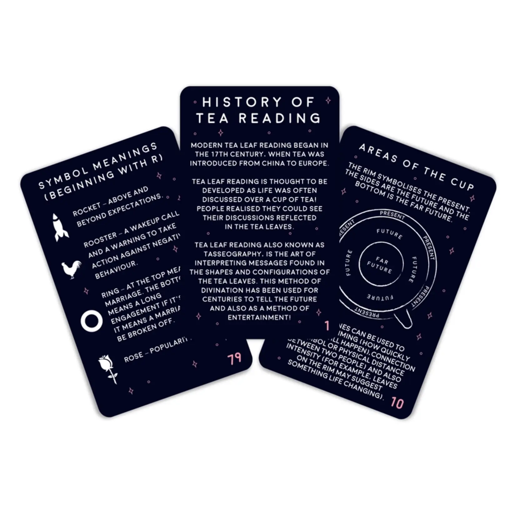 TEA LEAF READING CARDS