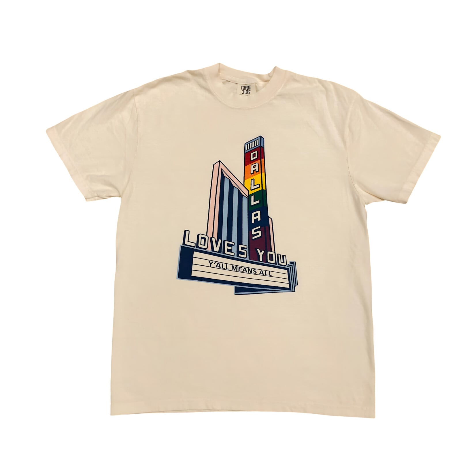 DALLAS LOVES YOU PRIDE TSHIRT SMALL