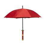 RED KATANA HANDLE UMBRELLA
