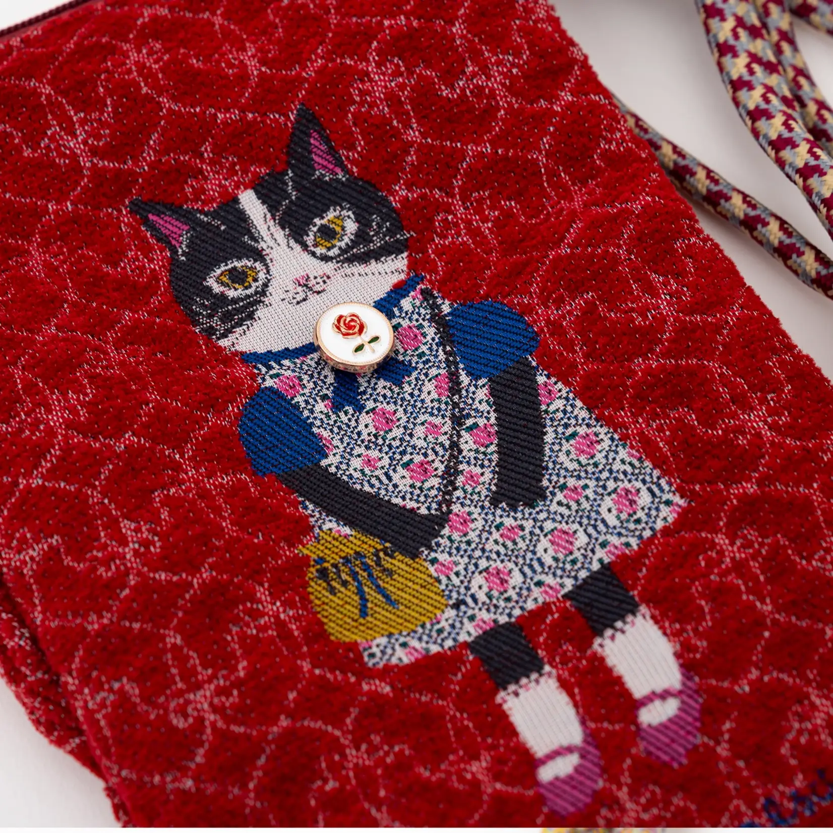 KUSUGURU JAPAN HONEY BEAN PRINCESS RED POUCH