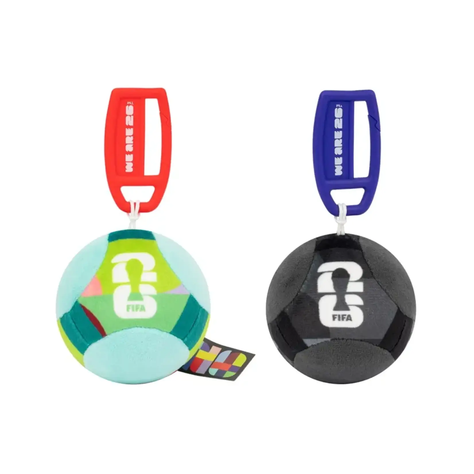 WORLD CUP SOCCER PLUSH ASSORTED CLIP