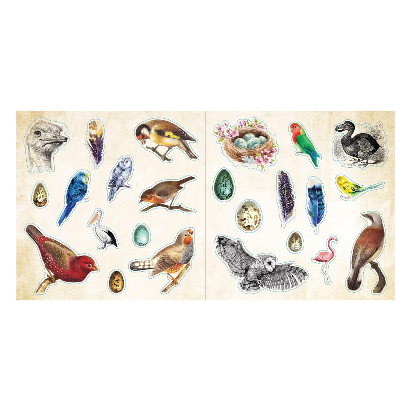 LOADS OF EPHEMERA STICKER BOOK