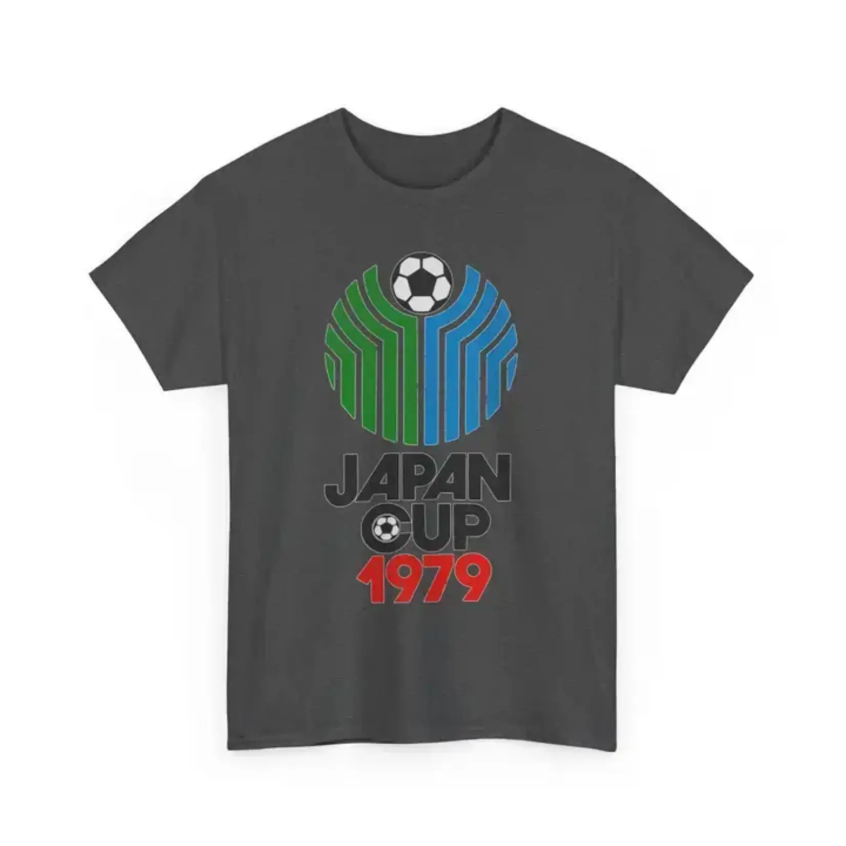 VINTAGE JAPAN CUP 1979 RETRO SOCCER TEE L