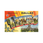 POSTCARD GREETINGS FROM DALLAS, TEXAS