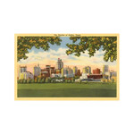 POSTCARD SKYLINE, DALLAS, TEXAS