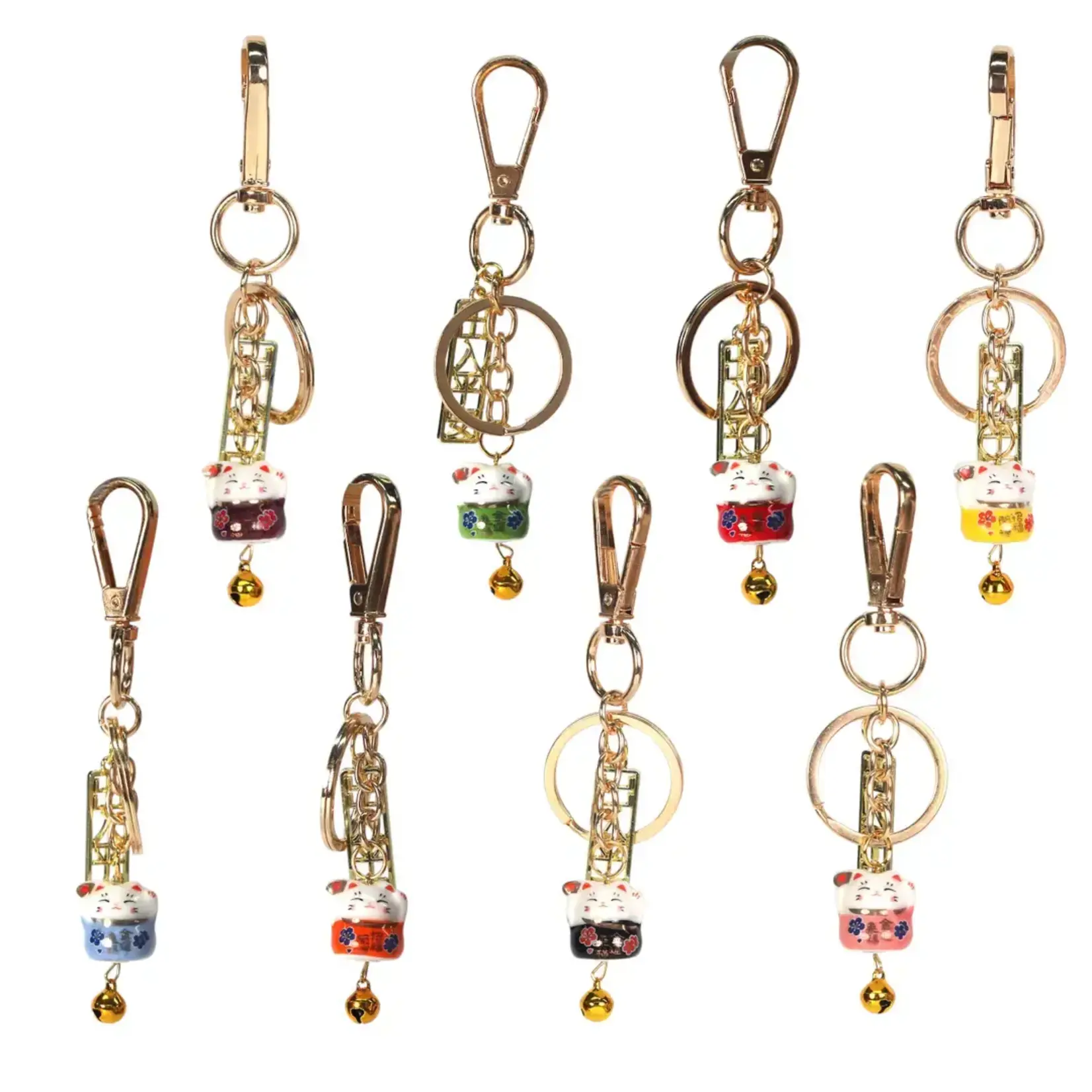MINI LUCKY CAT KEYCHAIN ASSORTED
