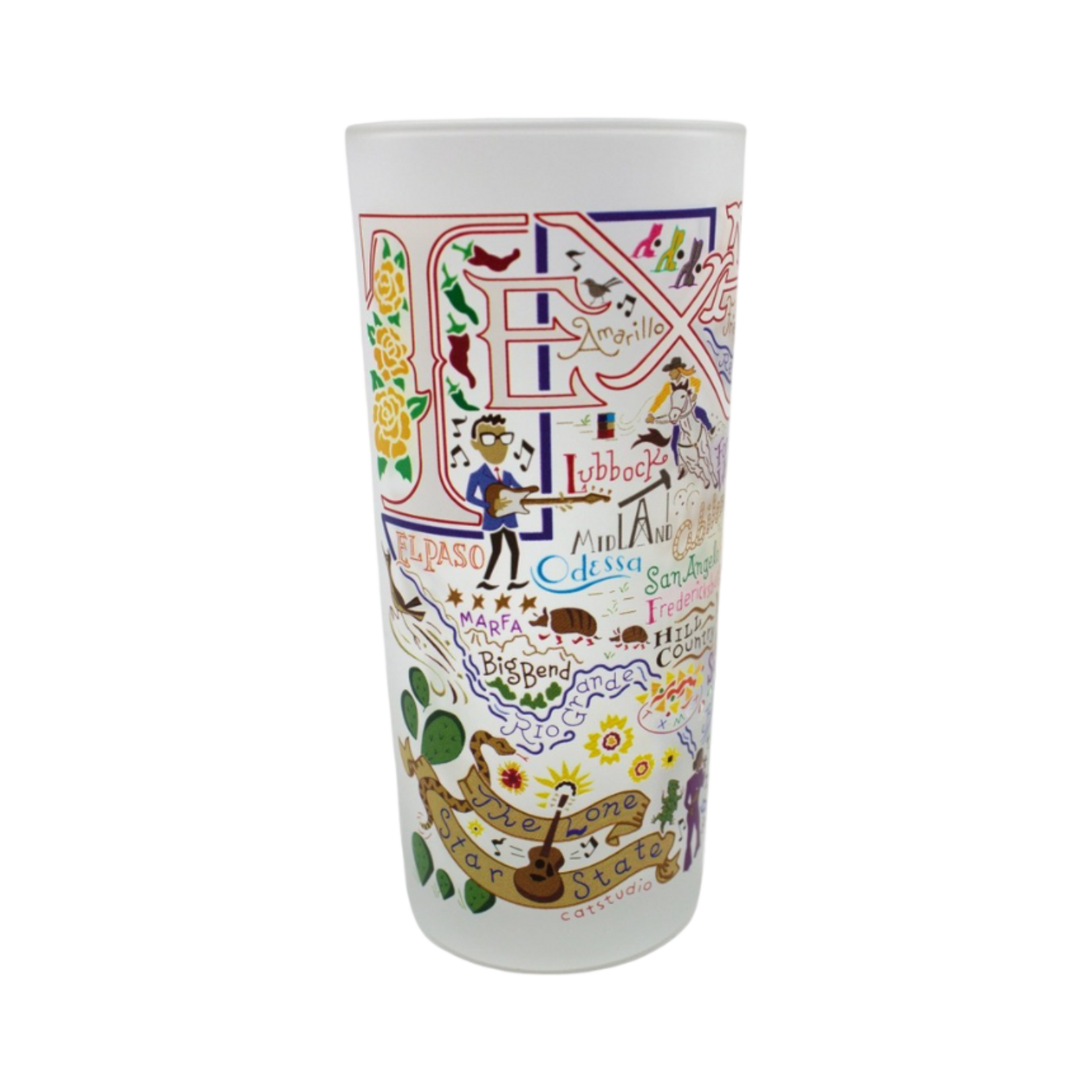 TEXAS DRINKING GLASS