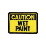 CAUTION WET PAINT PATCH
