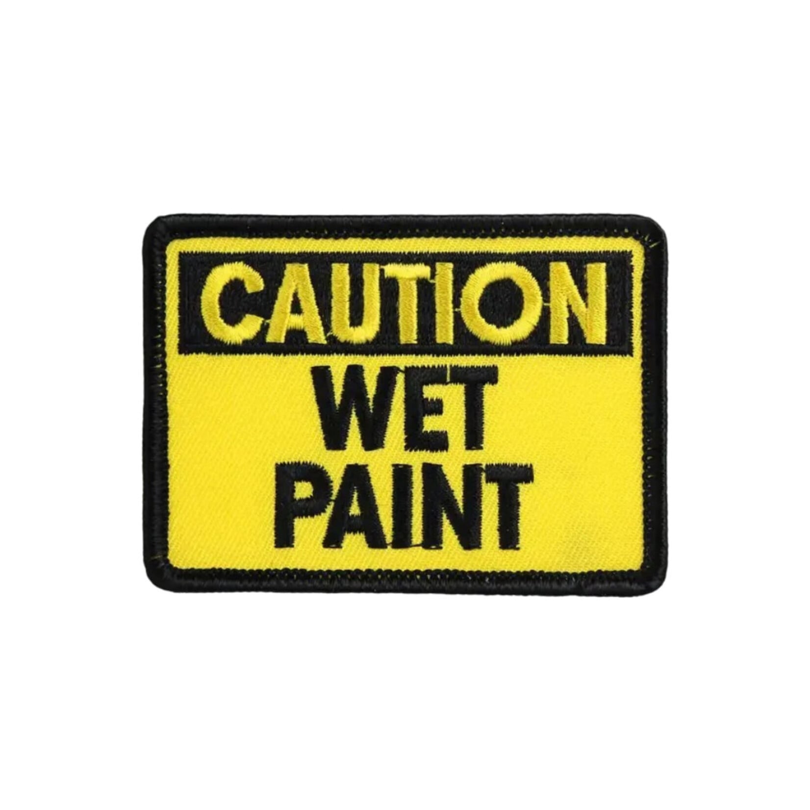 CAUTION WET PAINT PATCH