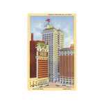 POSTCARD MAGNOLIA BUILDING DALLAS, TEXAS