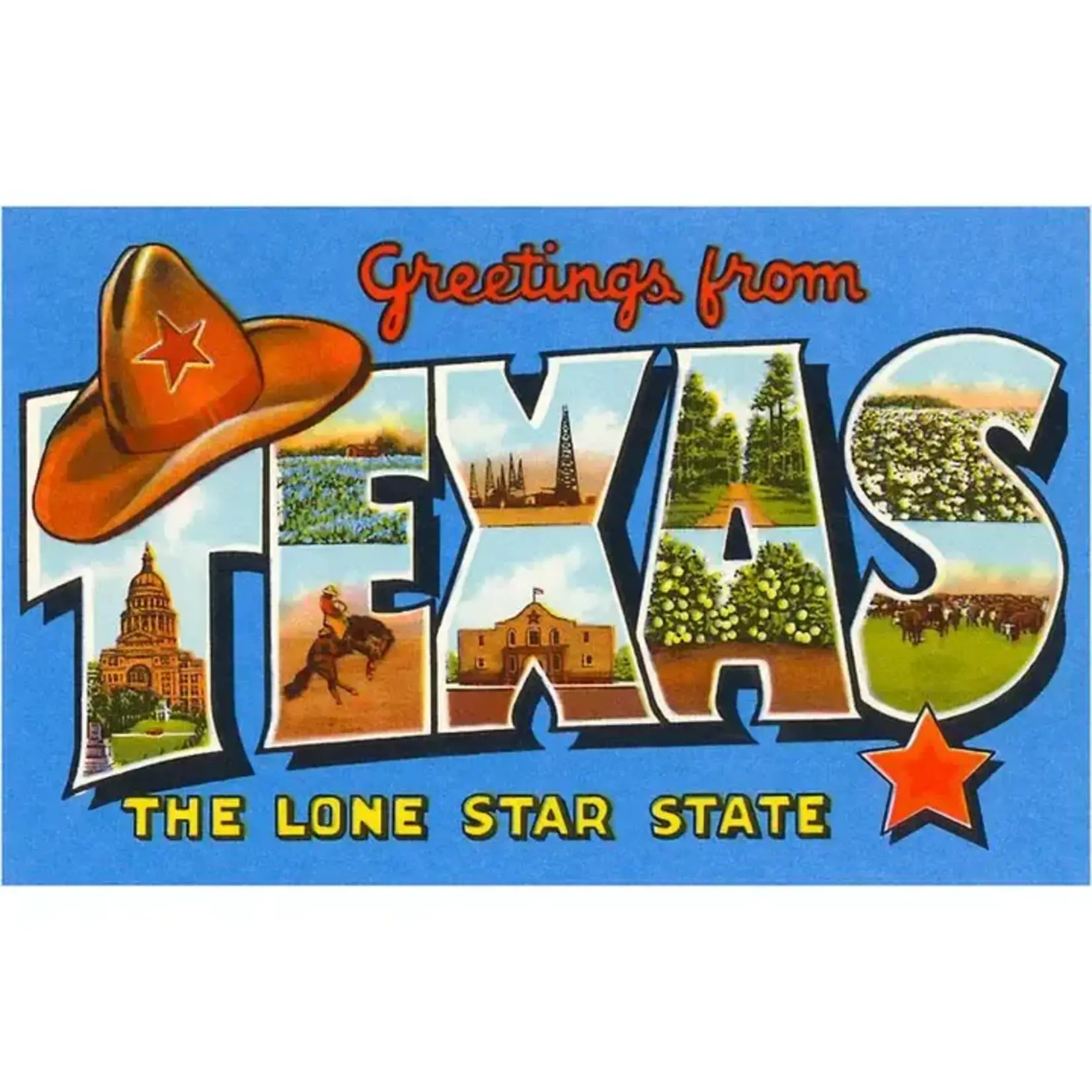 POSTCARD GREETINGS FROM DALLAS, TEXAS