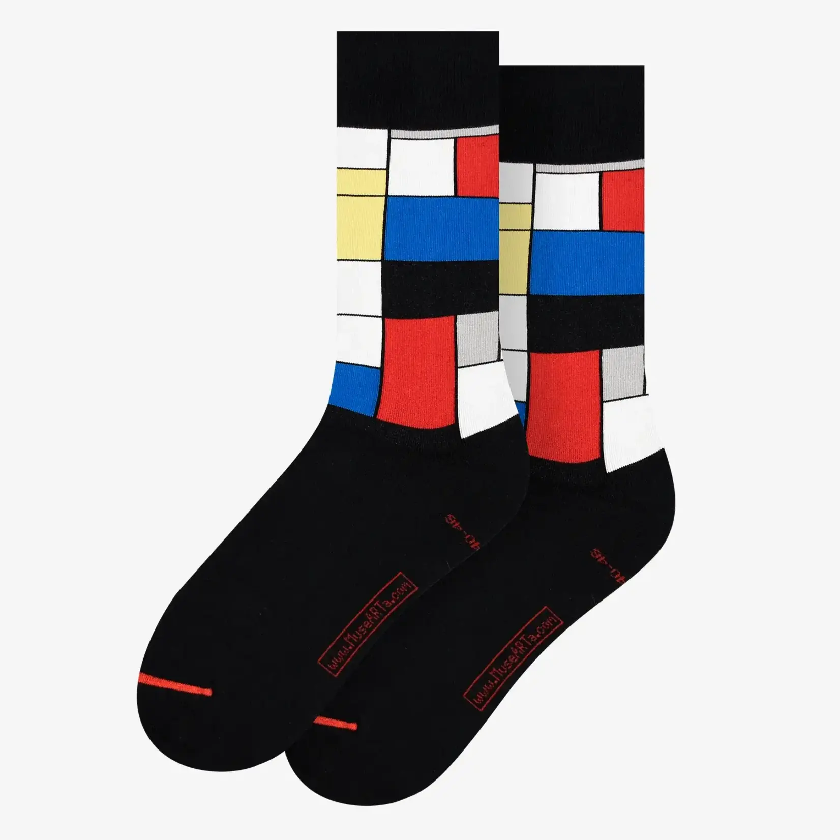 PIET MONDRIAN COMPOSITION WITH RED BLUE AND YELLOW 36 - 40