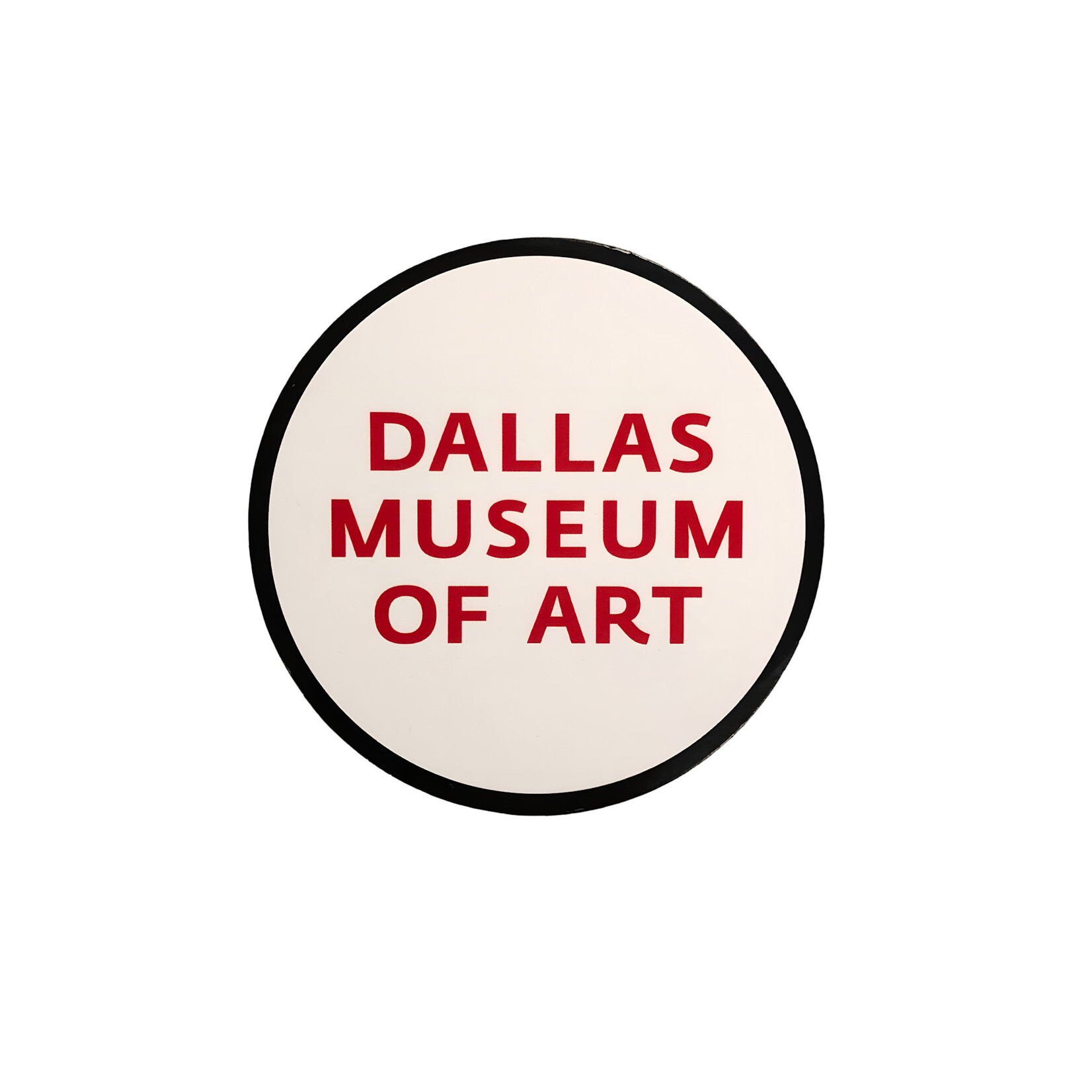 DMA WORDMARK ROUND STICKER