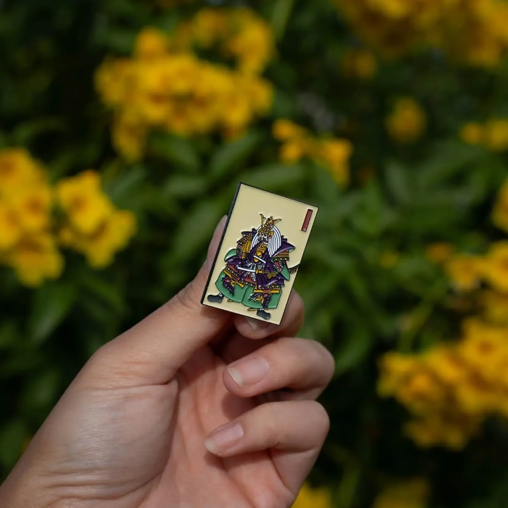 THE FIRST SHOGUN OF THE TOKUGAWA SHOGUNATE ENAMEL PIN