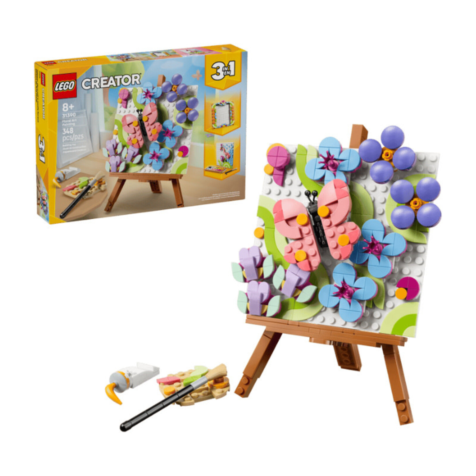 LEGO FORAL ART DECOR PAINTING