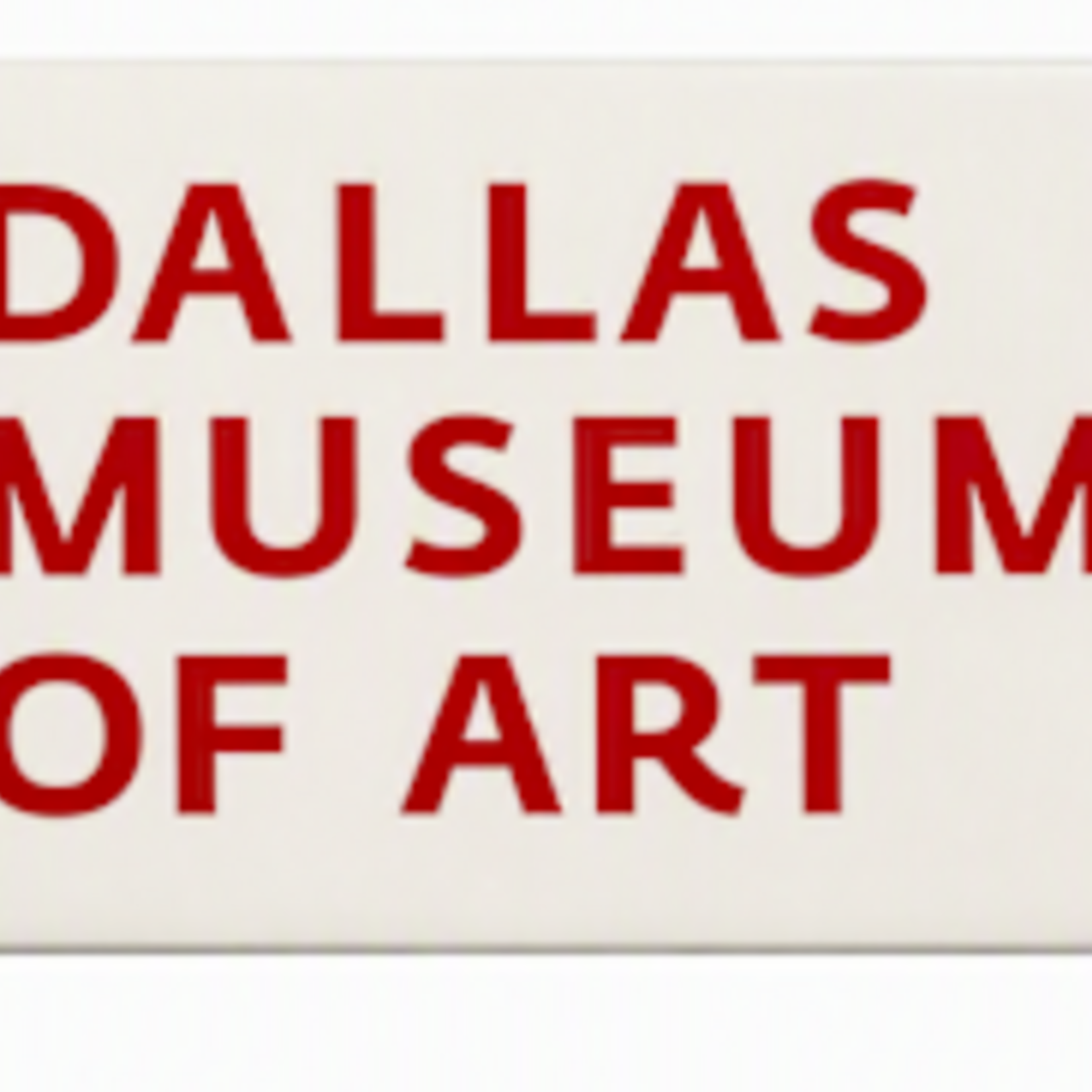 DMA WORDMARK RED MAGNET