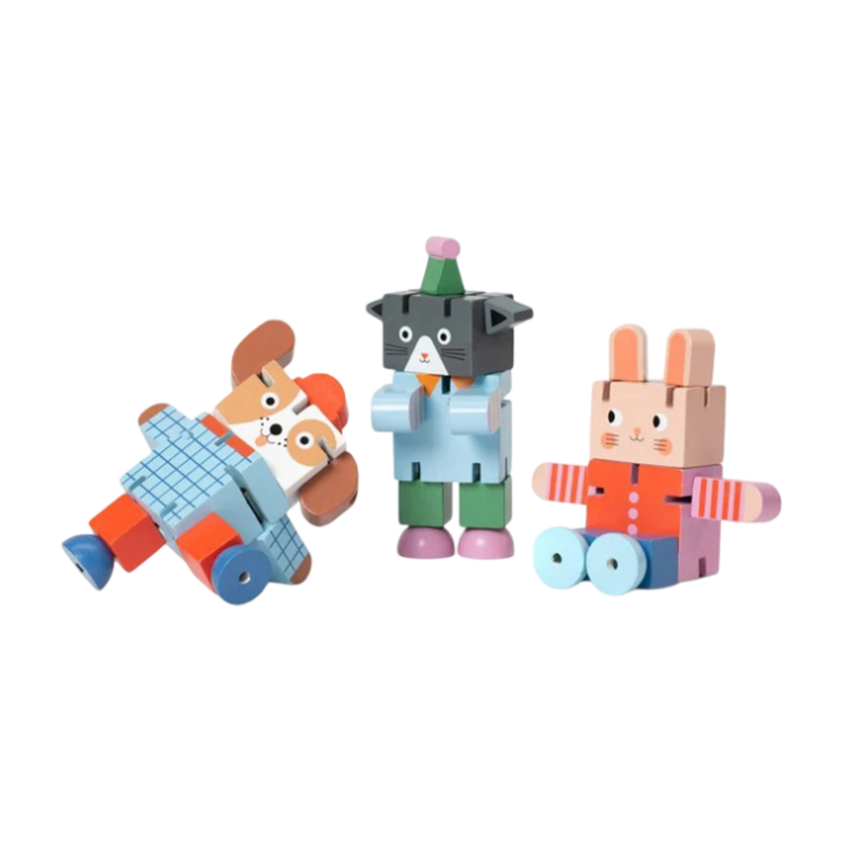 KIDOKI WOODEN FLEXI ANIMALS