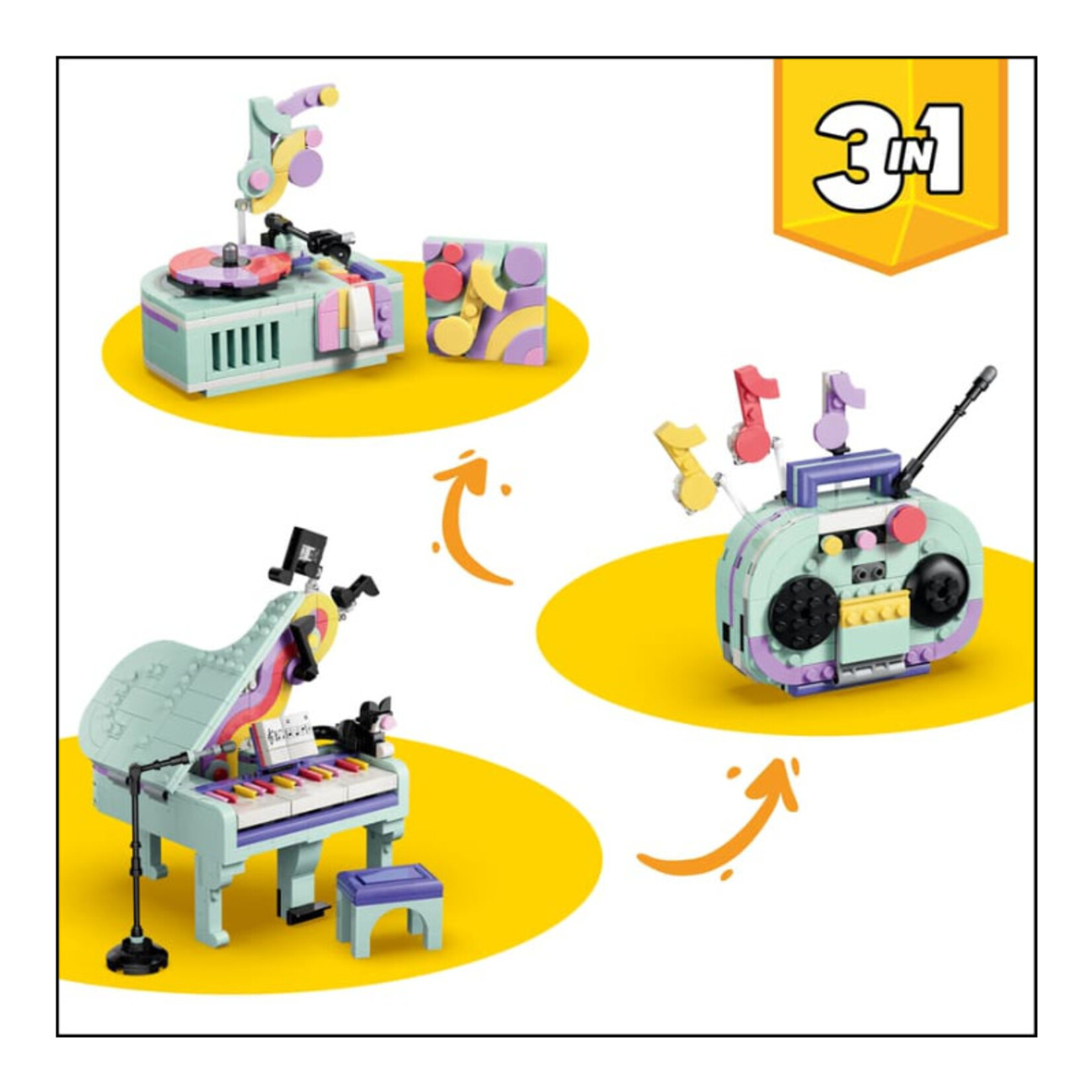 LEGO MUSIC DECOR PIANO WITH CAT
