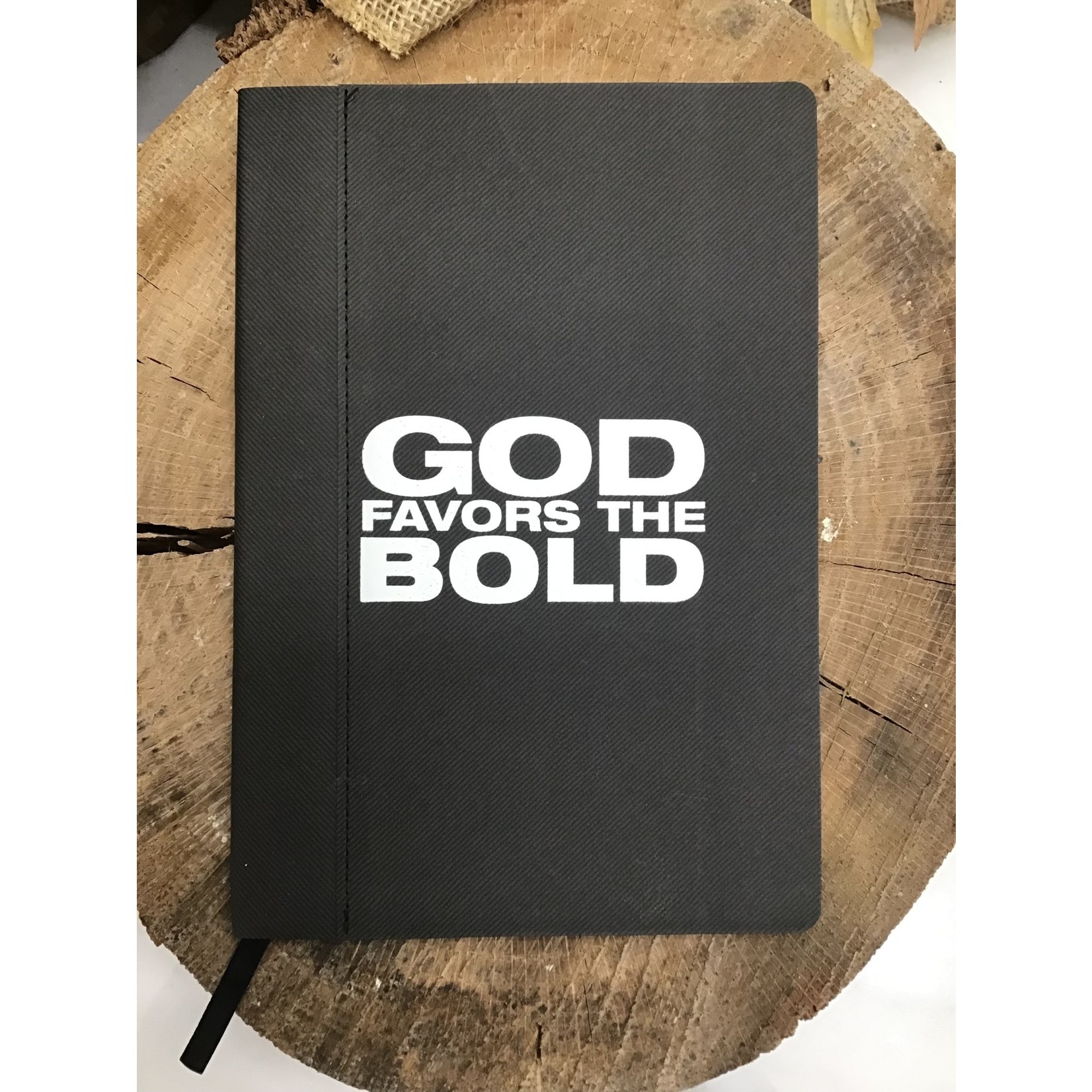 GOD FAVORS THE BOLD JOURNAL - notebook