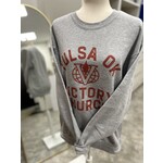 WINTER 24 GRAY TULSA OK SWEATSHIRT
