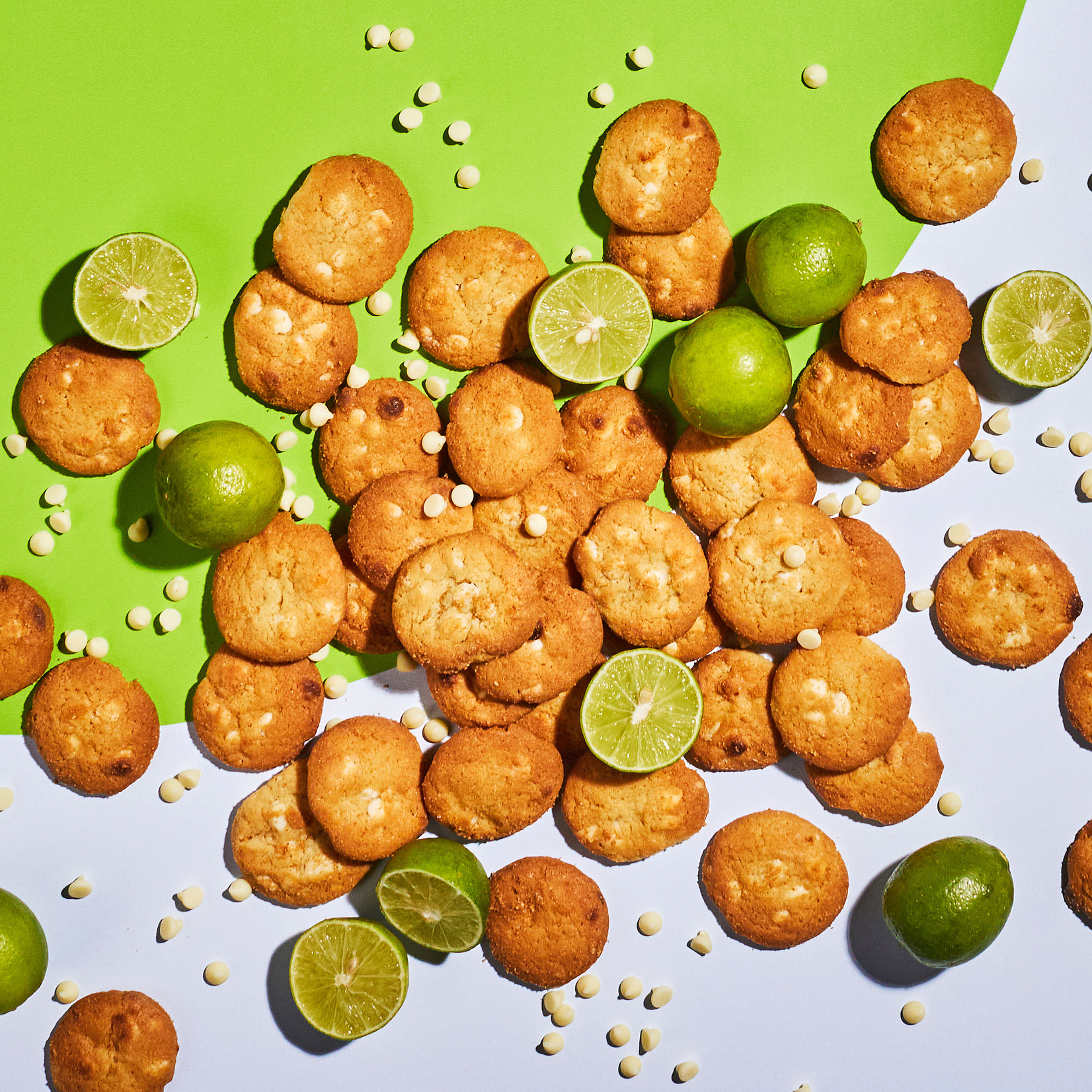 Kermit's White Chocolate Chip Key Lime Cookies