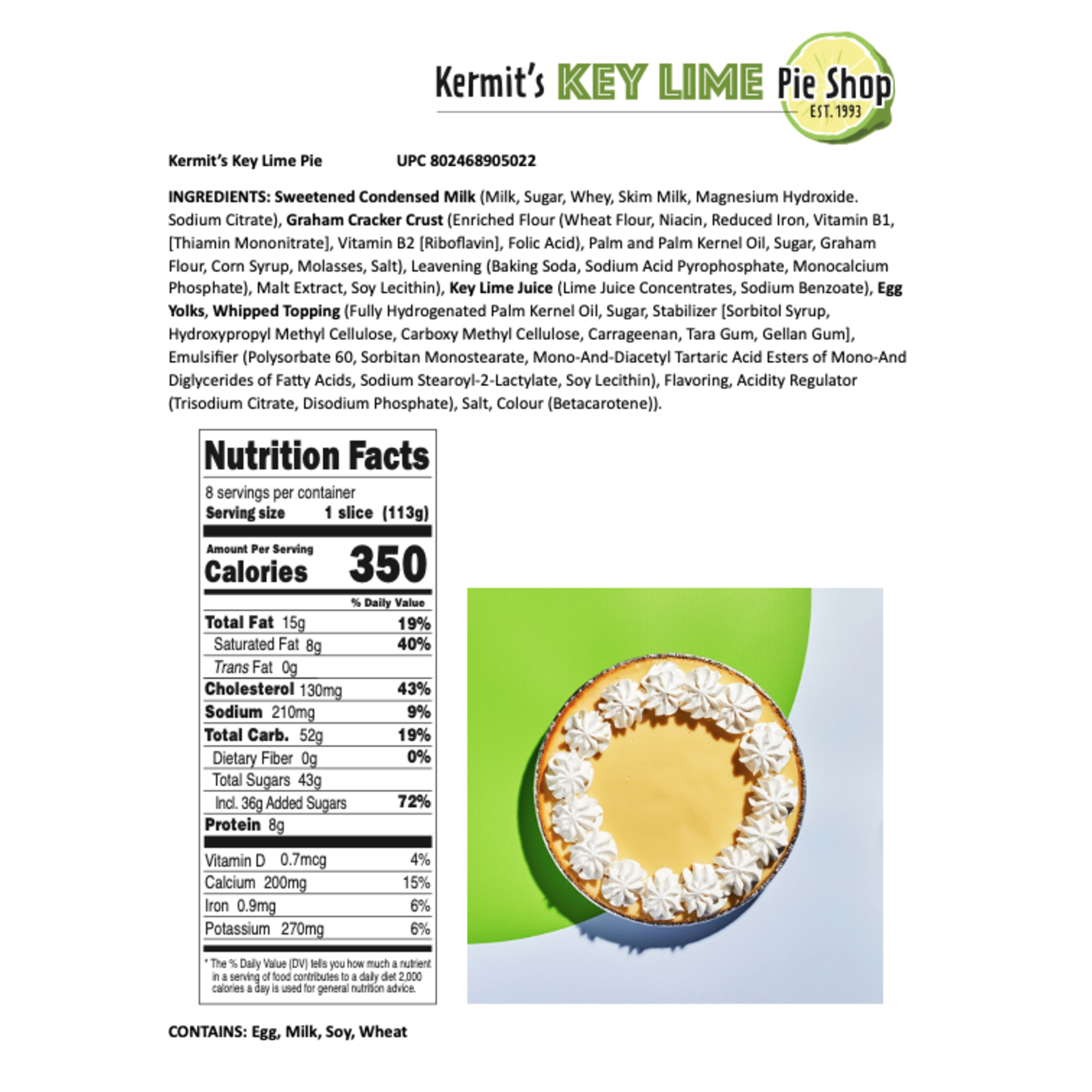 Key Lime Pie - Traditional