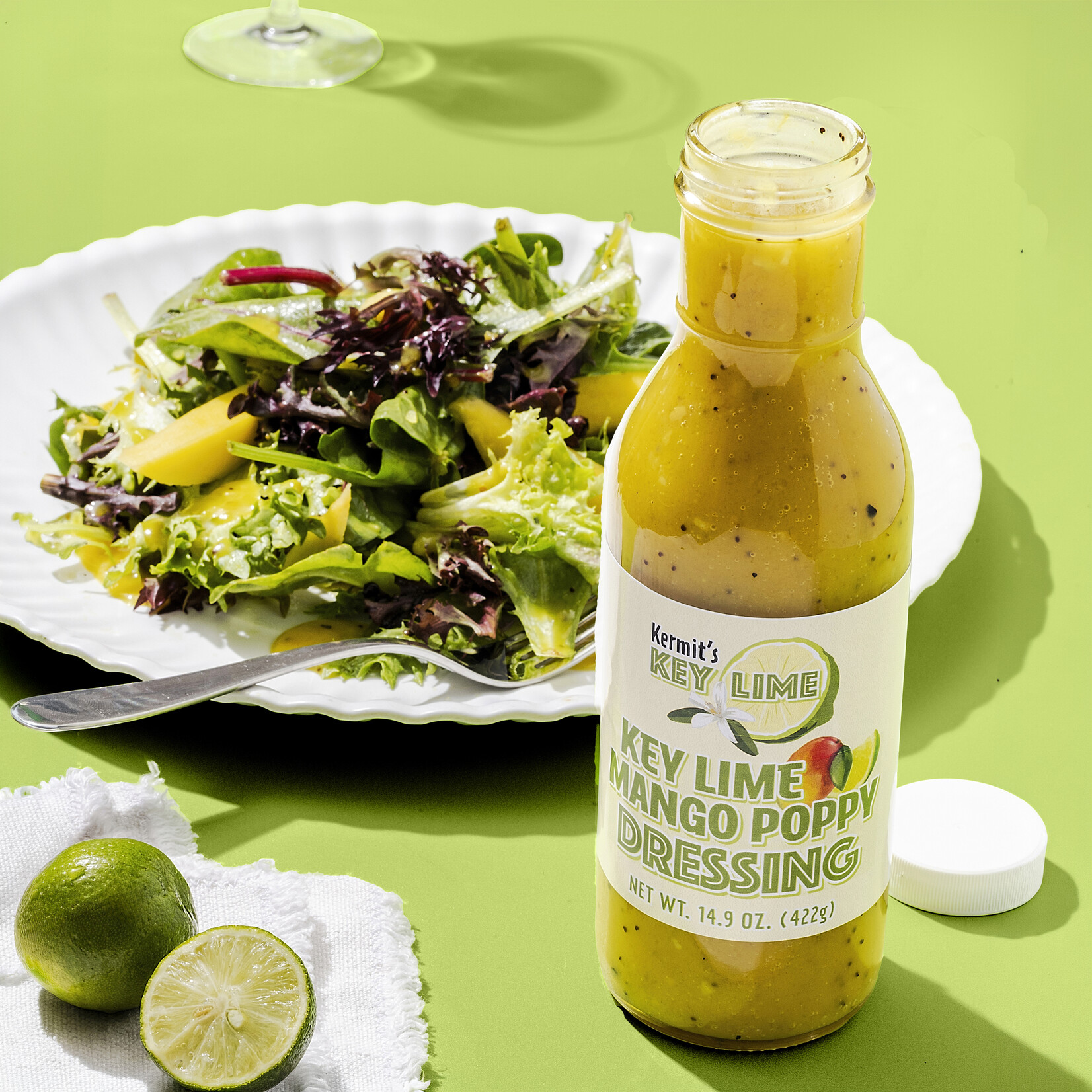Kermit's Key Lime Mango Poppy Dressing