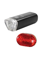 Light Combo, Serfas CP-N4 Starter, 90 LUMEN BATTERY HEAD LIGHT TL-415 TAIL LIGHT