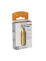 SERFAS 12G CO2 CYLINDERS NOT THREADED (3 PACK)