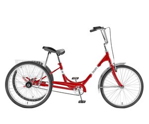 Sun bicycles trike sun adult 24 7sp aly wheel with wh basket discount