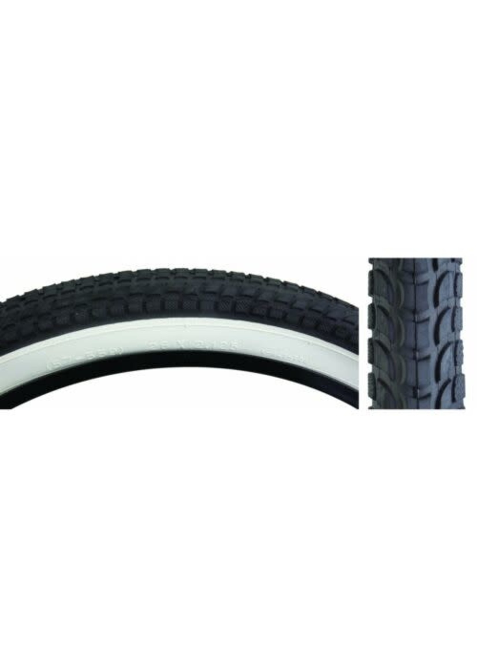 TIRE 26x2.125 WHITEWALL WW CRUISER K927w/SUN LOGO