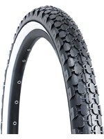 SERFAS Tire, Serfas 26x2.125 White Wall, Clincher, Wired