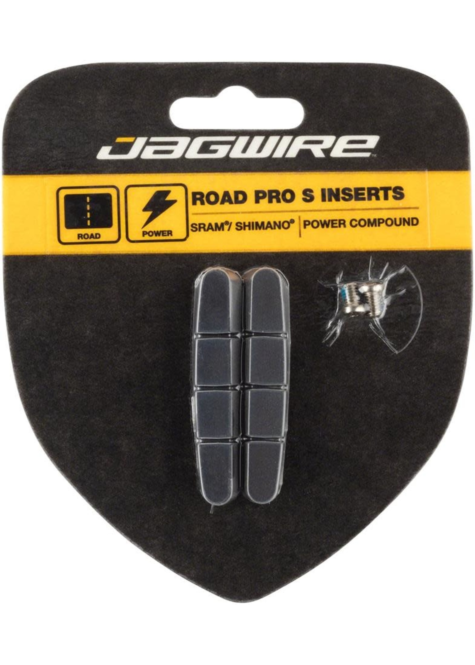 Jagwire Jagwire Road Pro S Brake Pad Inserts SRAM/Shimano, Black