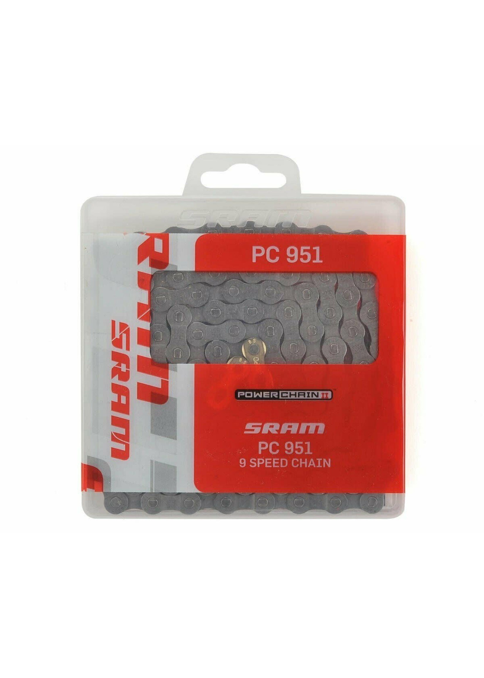 SRAM SRAM PC-971 Chain - 9-Speed, 114 Links, Silver/Gray