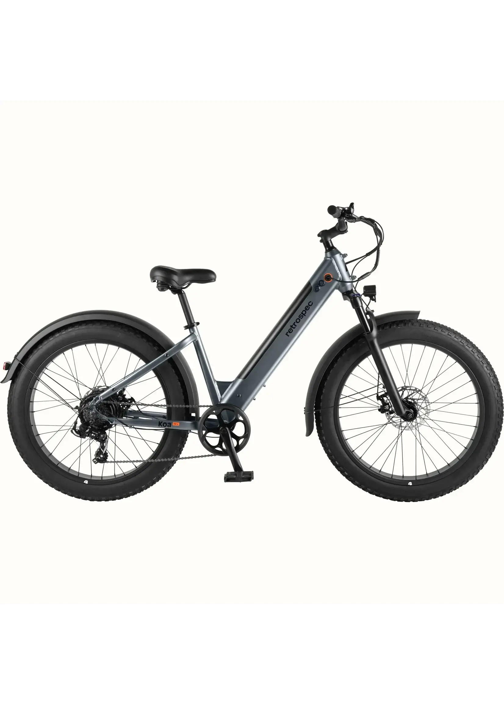 Retrospec Koa Rev 2 ST 500W/48V - Matte Graphite -  42cm-S