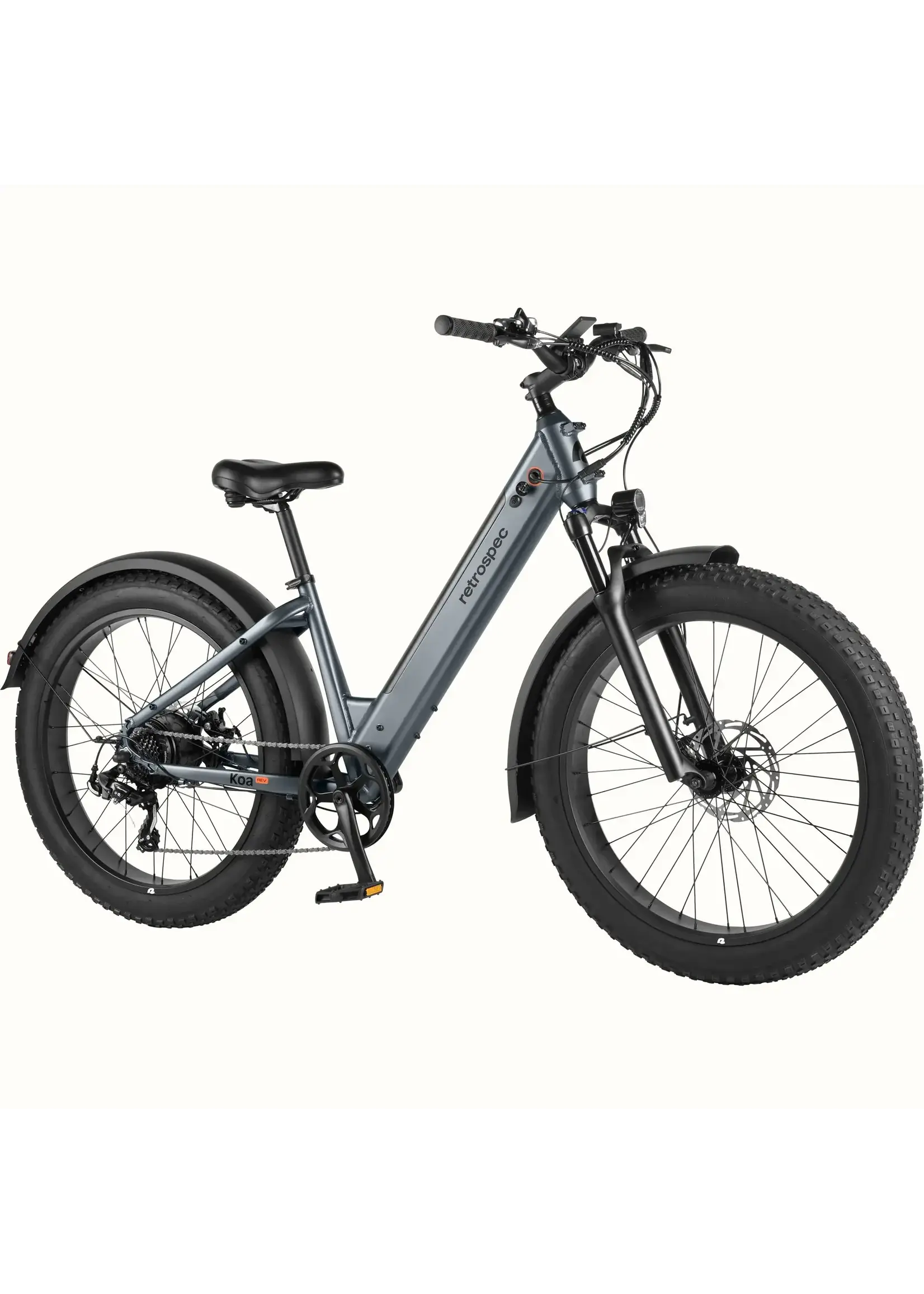 Retrospec Koa Rev 2 ST 500W/48V - Matte Graphite -  42cm-S
