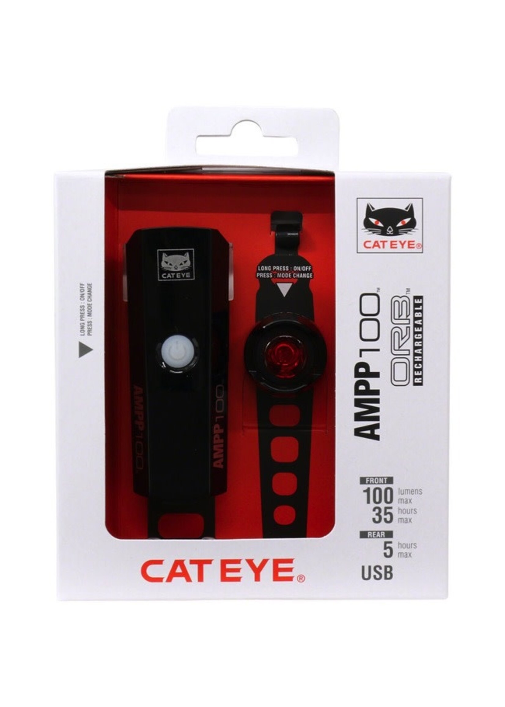 CATEYE LIGHT CATEYE HL-EL041RC TL-LD160RC AMPP100/ORB-RC COMBO BK