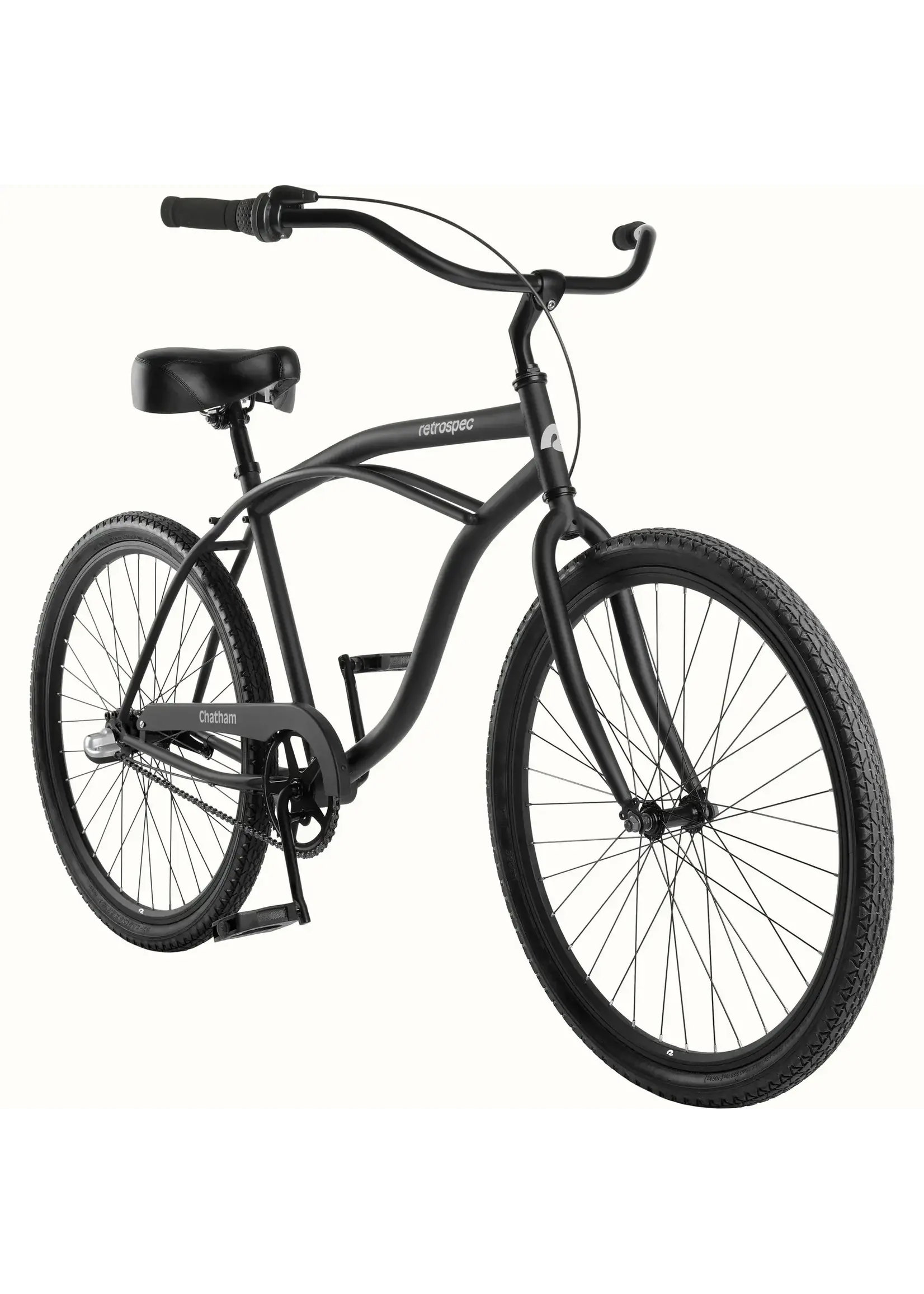 Retrospec Chatham 3 Speed Matte Black