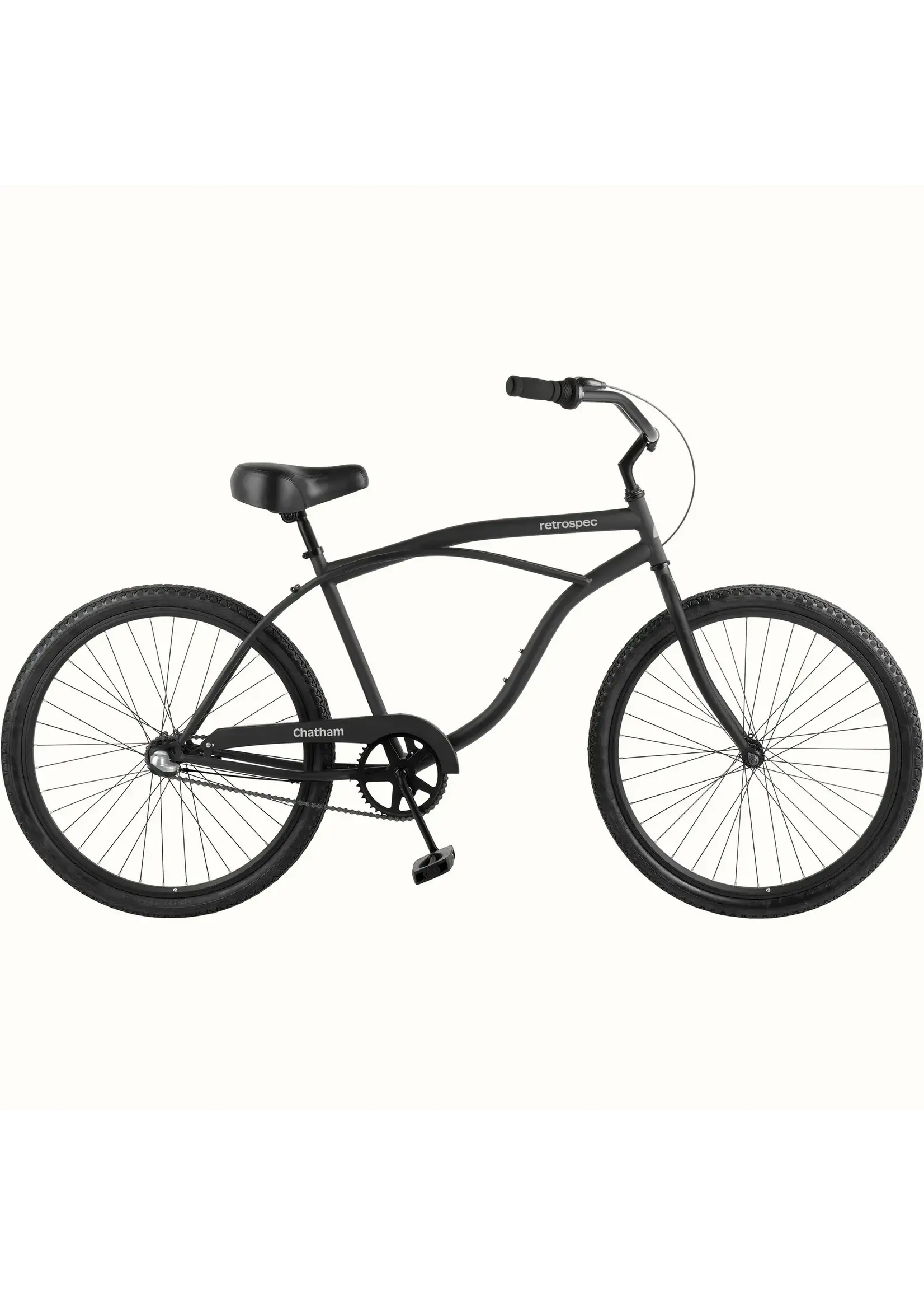 Retrospec Chatham 3 Speed Matte Black