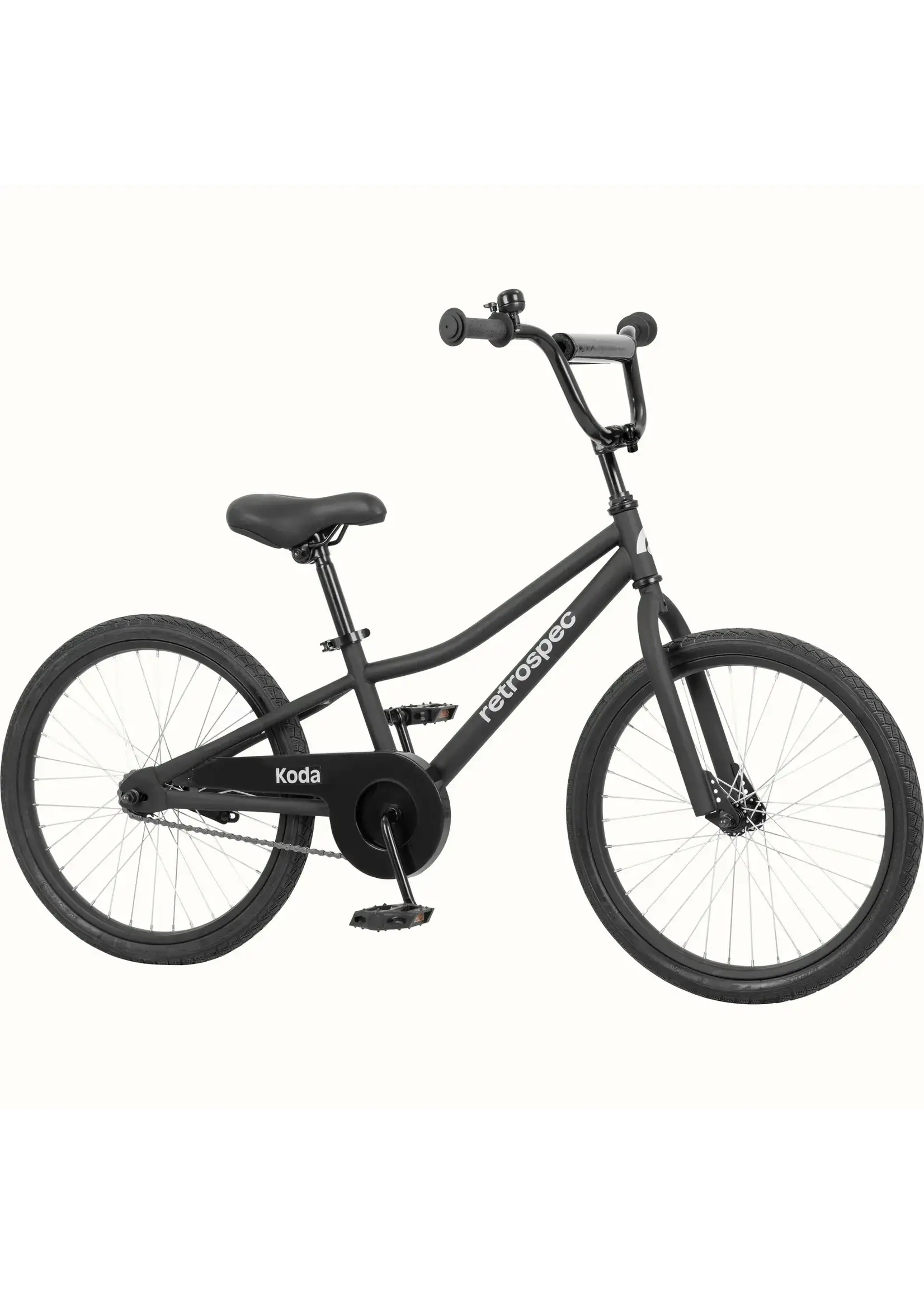 Retrospec Koda 20" Kids Bike (6-8 yrs) Matte Black